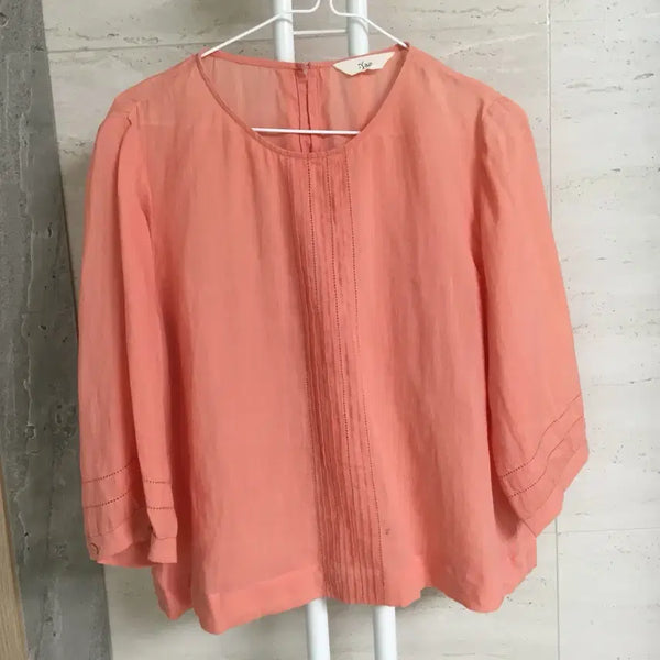 [BUNJANG] ISAE Linen Blouse Size 66 / ISAE 이새 린넨 블라우스 66