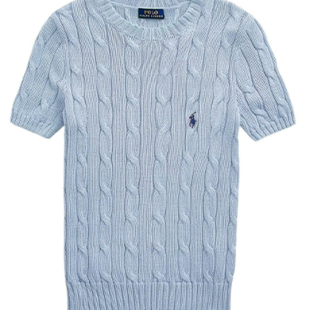 [BUNJANG] Polo Ralph Lauren Cable Knit Short Sleeve Sweater / [새상품] 폴로 랄프로렌 반팔니트
