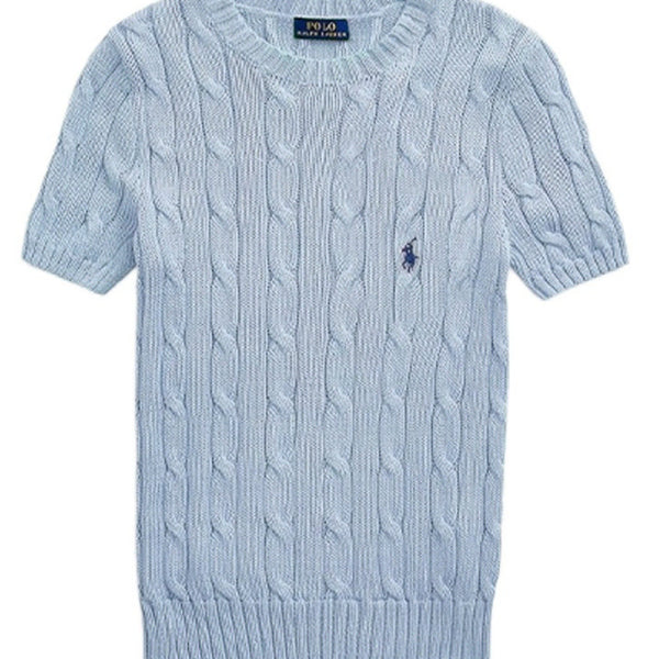 [BUNJANG] Polo Ralph Lauren Cable Knit Short Sleeve Sweater / [새상품] 폴로 랄프로렌 반팔니트