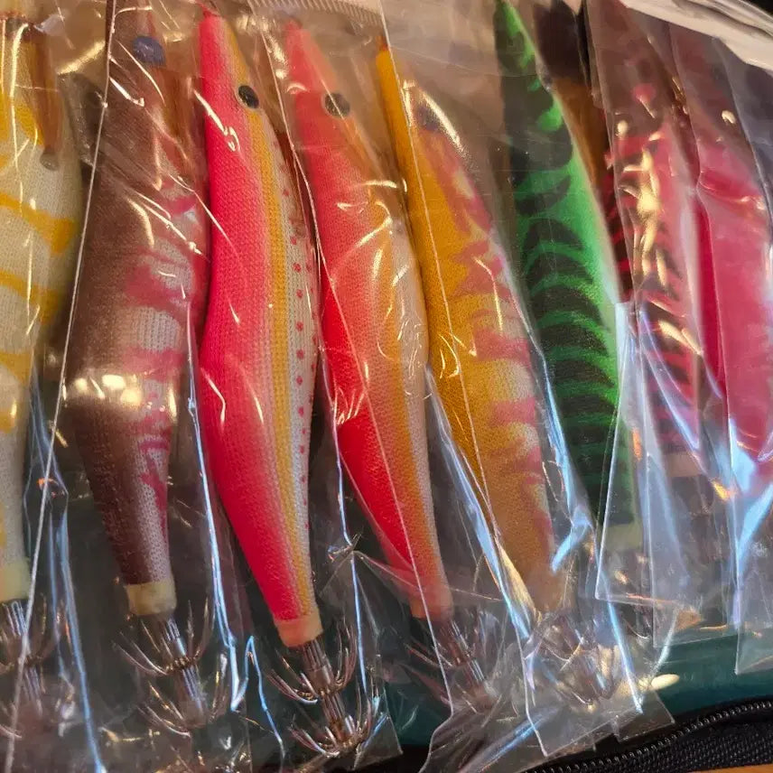 [BUNJANG] Lure Squid Egi 10-Piece Set / 루어 낚시 오징어 에기 10개 세트