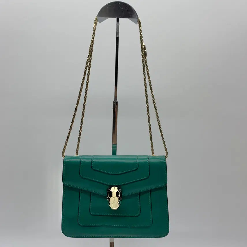 [BUNJANG] Bulgari Serpenti Forever Shoulder Bag Green / 267003270 불가리 세르펜티 포에버 숄더백 그린