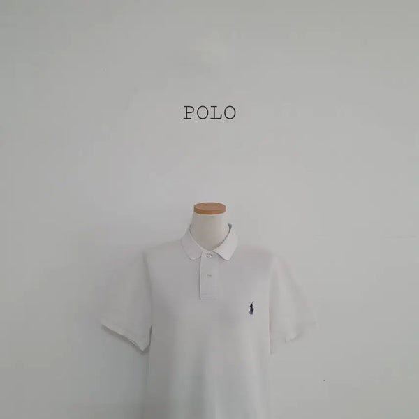 [BUNJANG] Polo Ralph Lauren White Short Sleeve Polo Shirt (Size M) / No.26072811 큐알 폴로 랄프로렌 반팔 카라티 흰색