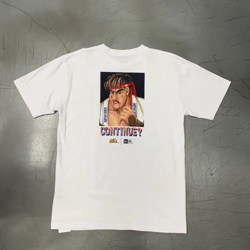 [BUNJANG] New Era Street Fighter Graphic T-Shirt XL / 뉴에라 스트리트 파이터 반팔 티셔츠