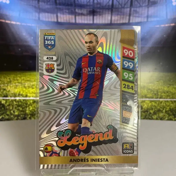 [BUNJANG] FC Barcelona Legend Andres Iniesta Panini Soccer Card / 바르셀로나 레전드 이니에스타 파니니 축구카드