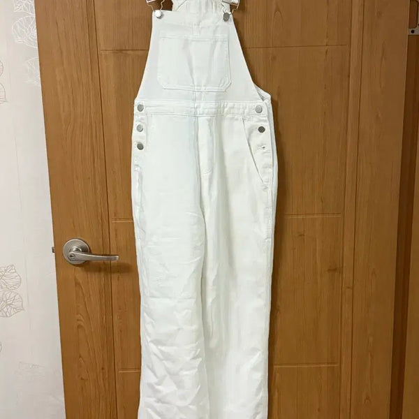 [BUNJANG] UINNY Overall Pants White / 유이니 오버롤 팬츠