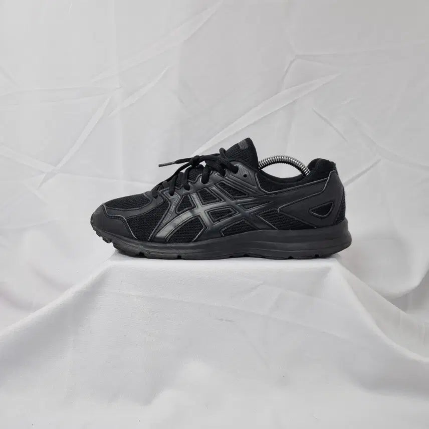 [BUNJANG] Vintage ASICS Jog 100 2 Sneakers Triple Black / 빈티지하서 270 아식스 조그 100 2 스니커즈 트리플 블랙
