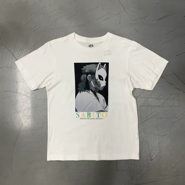[BUNJANG] Uniqlo Demon Slayer Sabito Short Sleeve T-Shirt / 유니클로 귀멸의 칼날 사비토 반팔 티셔츠