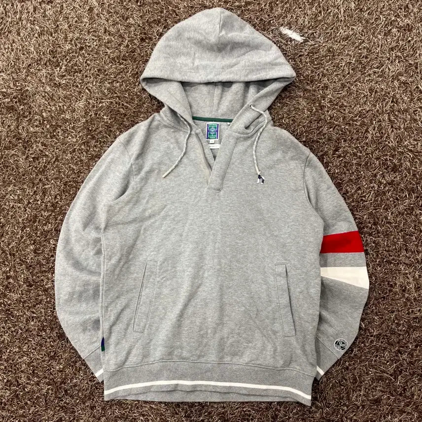 [BUNJANG] Hazzys Half-Zip Hoodie / 100 헤지스 반집업 후드티