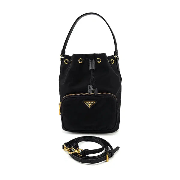 [BUNJANG] Prada Re-Nylon Bucket Bag Tote Crossbody (1BH038) / 프라다 리나일론 버킷백 토트겸 크로스백 (1BH038)