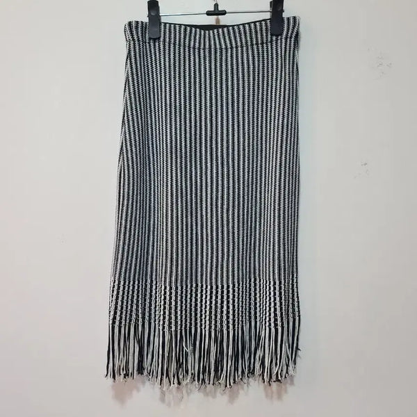 [BUNJANG] Bonispax Striped Knit Long Skirt / Bonispax 스트라이프 니트 롱 스커트 F