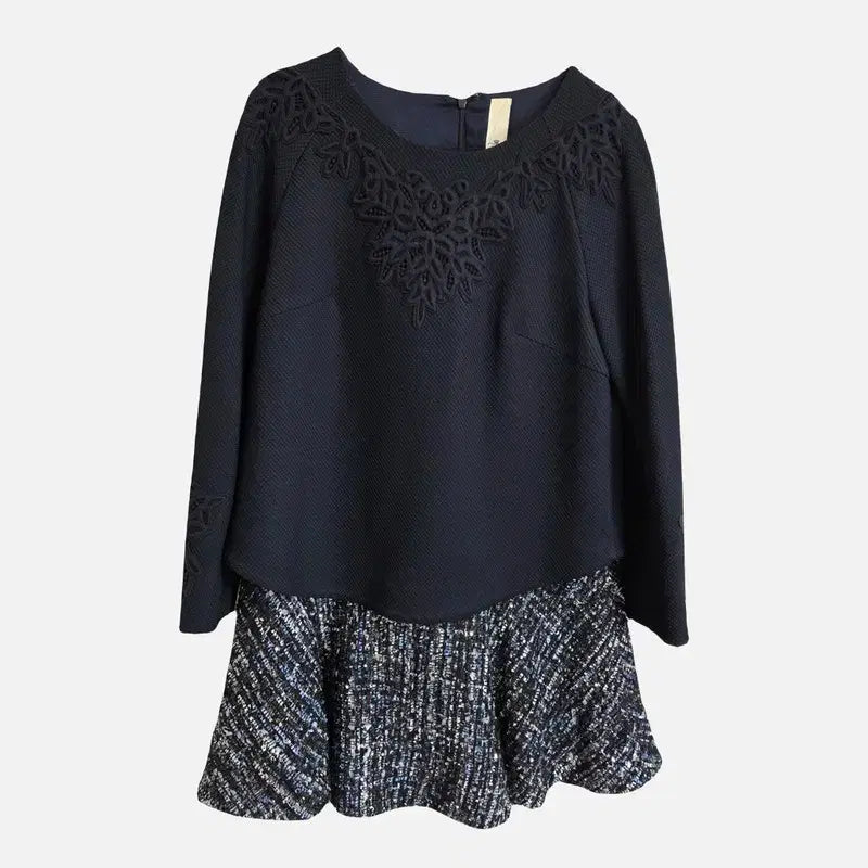 [BUNJANG] O'2nd Navy Women's Dress N8796 / 오즈세컨 네이비 여자 원피스 85-160 N8796