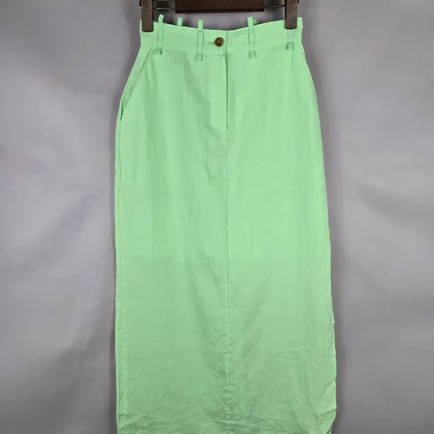 [BUNJANG] Topdressing Linen High-Waisted Summer Long Skirt / [무료배송]탑드레싱 S 여성 린넨 마 100% 하이웨이스트 여름 롱 스커트 치마