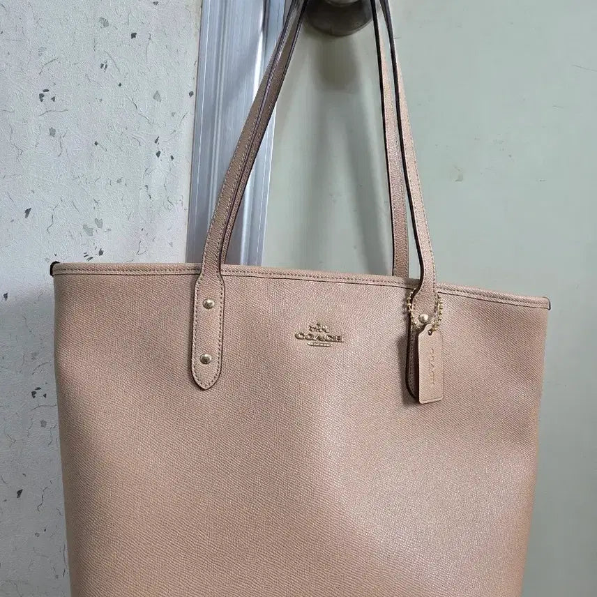 [BUNJANG] Coach Beige Tote Bag / 코치 토트백 베이지