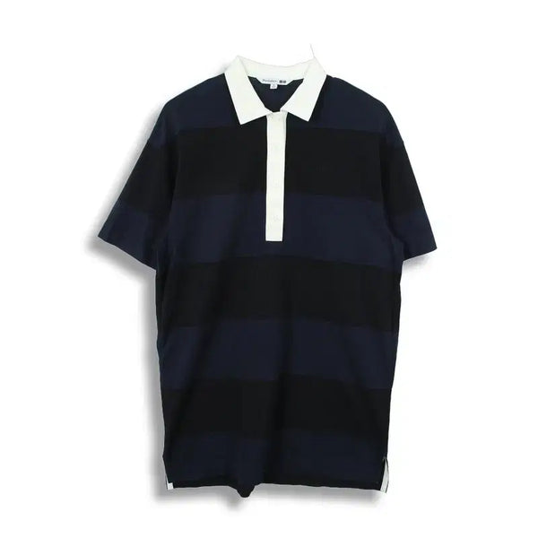[BUNJANG] Uniqlo x JW Anderson Cotton Collar Neck Embroidered Logo Polo Dress (Women's M) / 유니클로 x JW 앤더슨 (WOMEN - M) 코튼 카라넥 자수 로고 폴로 드레스 원피스