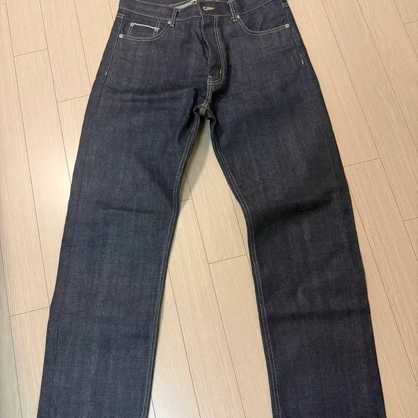 [BUNJANG] Uniform Bridge Selvedge Denim Pants Indigo / 유니폼브릿지 셀비지 데님 팬츠 인디고