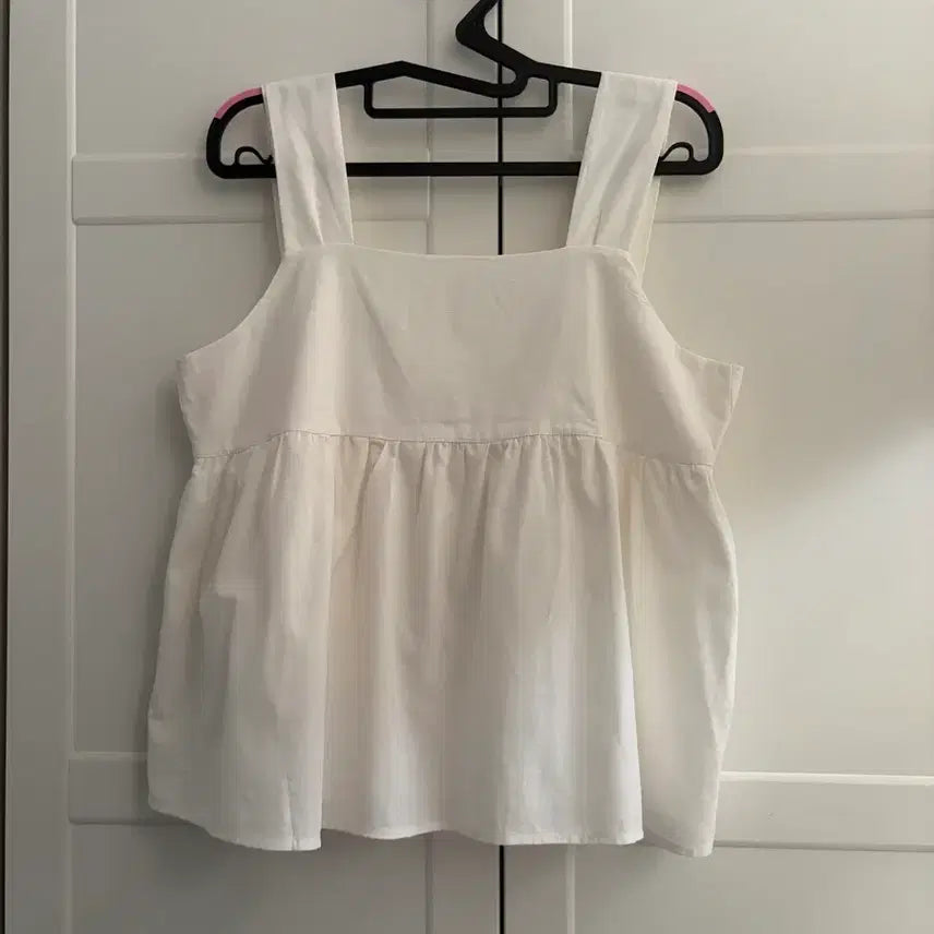[BUNJANG] Linen Sleeveless Top / 여름 나시