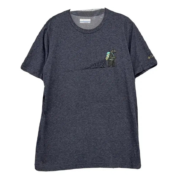 [BUNJANG] Columbia Gray Training Functional Short Sleeve T-Shirt M / 콜롬비아 그레이 트레이닝 기능성 반팔티 M/M