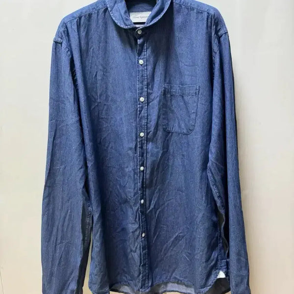 [BUNJANG] Oliver Spencer Indigo Shirt / 올리버스펜서 인디고 셔츠
