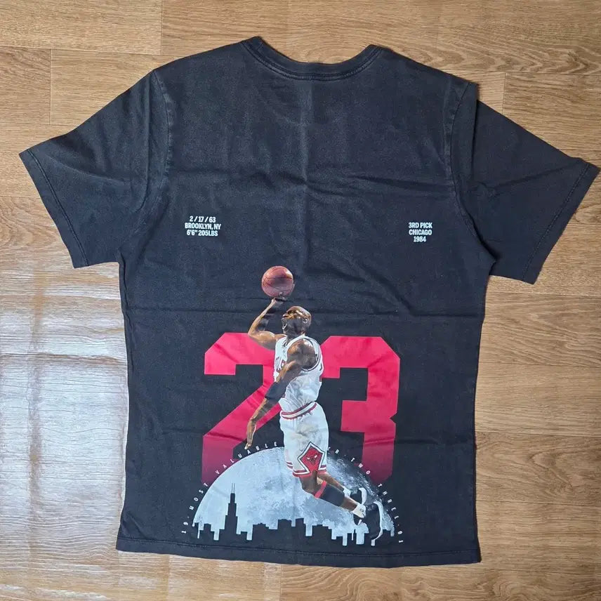 [BUNJANG] Nike Air Jordan 23 Vintage Wash Short Sleeve T-Shirt / [us M, asia L]나이키 에어 조던 23 빈티지 워시 반팔 티셔츠