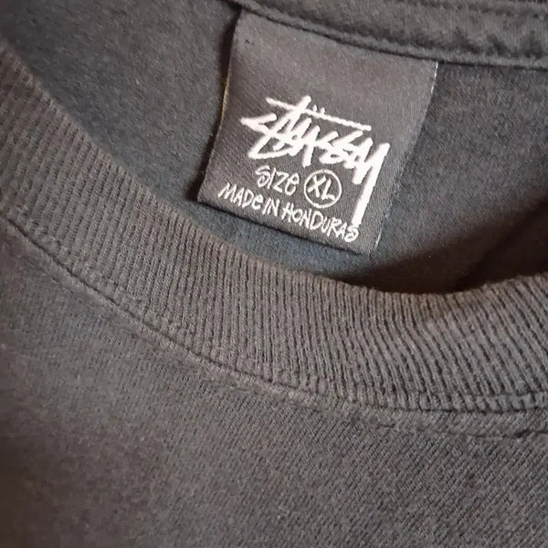 [BUNJANG] Stussy 8 Ball Pigment Dyed T-Shirt Black / 스투시 8볼 피그먼트 다이드 티셔츠 블랙