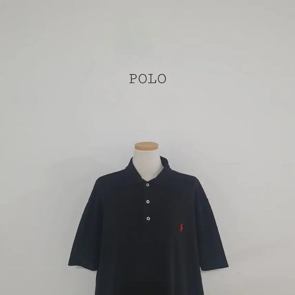 [BUNJANG] Polo Ralph Lauren Classic Black Short Sleeve Polo Shirt XL / No.26072902 폴로 랄프로렌 기본 반팔 카라티 블랙