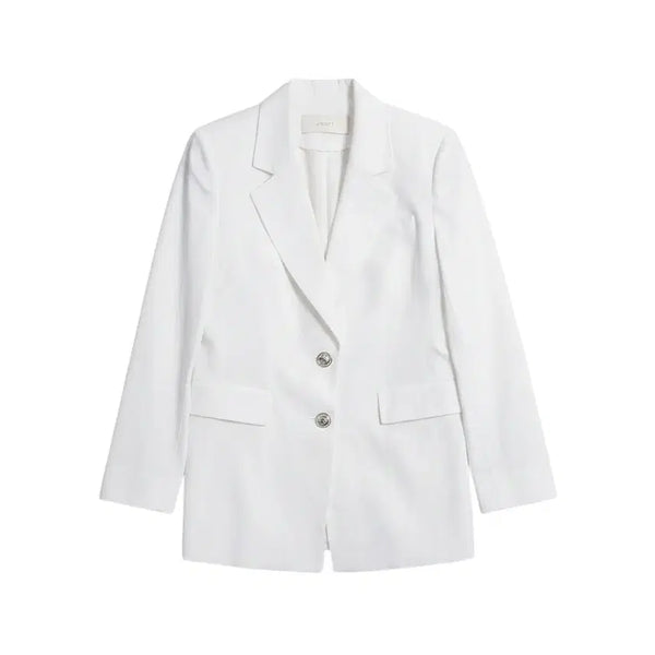 [BUNJANG] Jigott Women's Wool Blend Single Jacket WH / 여성55/ 지고트 마 혼방 싱글자켓WH
