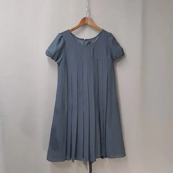 [BUNJANG] Canadice Pleated Hem Dress / 캐네스레이디 밑단 플리츠 원피스
