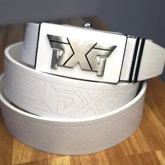 [BUNJANG] PXG Golf Automatic Belt White / PXG 골프 자동벨트 화이트 판매합니다