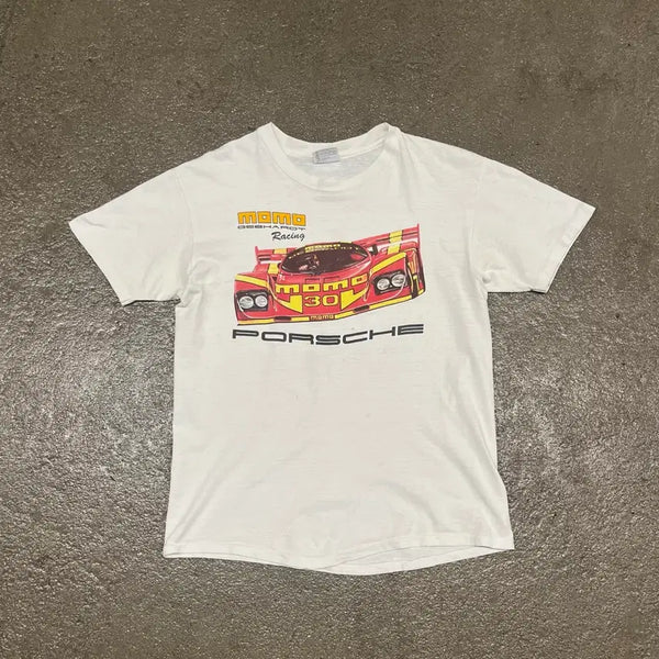 [BUNJANG] Vintage 90s Porsche 962C Racing Team T-Shirt / 90s 빈티지 포르쉐 티셔츠 (100)