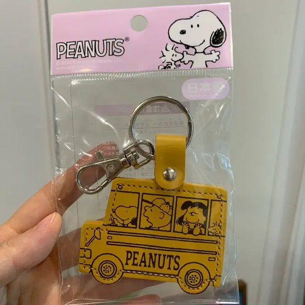 [BUNJANG] Snoopy Leather Keyring (Japan Authentic) / (일본정품)스누피 가죽키링