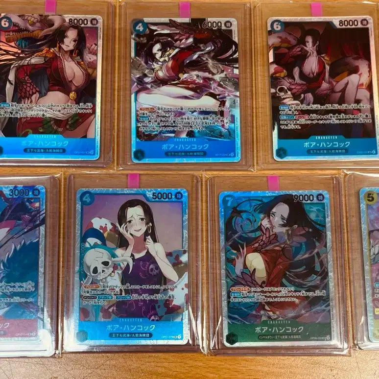 [BUNJANG] One Piece Japanese Female Characters Hancock SR Bundle Set / (원피스카드)일판 원피스 여캐 핸콕 SR 일괄 판매