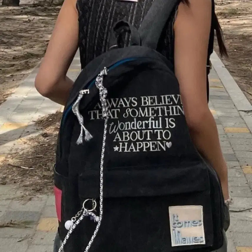[BUNJANG] Entrev Something Wonderful Backpack / (단종) 앙트레브 백팩 something wonderful