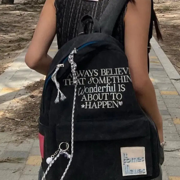 [BUNJANG] Entrev Something Wonderful Backpack / (단종) 앙트레브 백팩 something wonderful