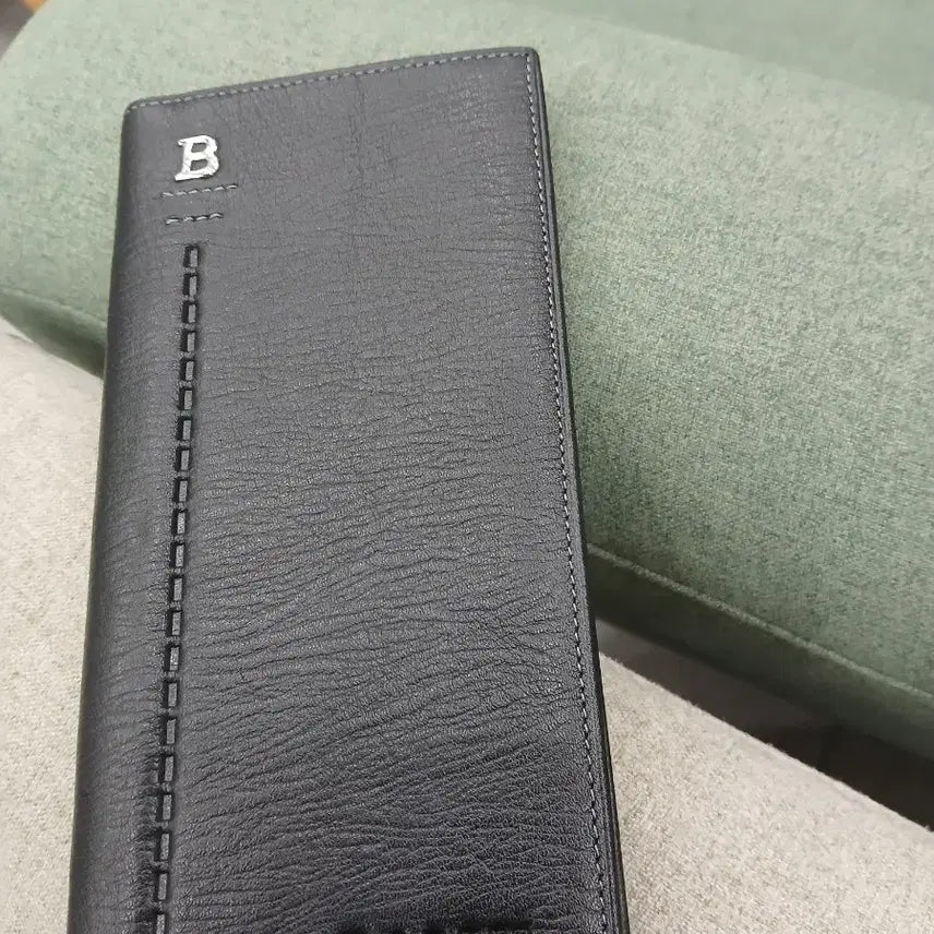[BUNJANG] Bally Men's Leather Long Wallet Black / 발리 남성 가죽 장지갑 블랙