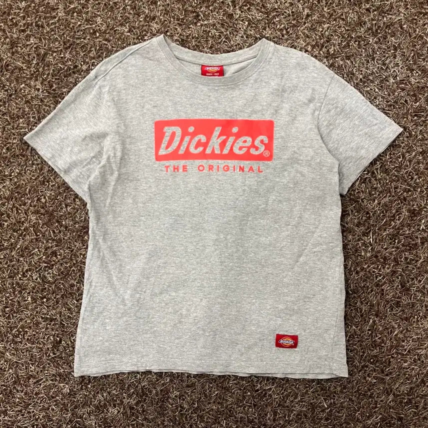 [BUNJANG] SM Entertainment x Dickies Logo T-Shirt Grey / S-M 디키즈 로고 그레이 티셔츠