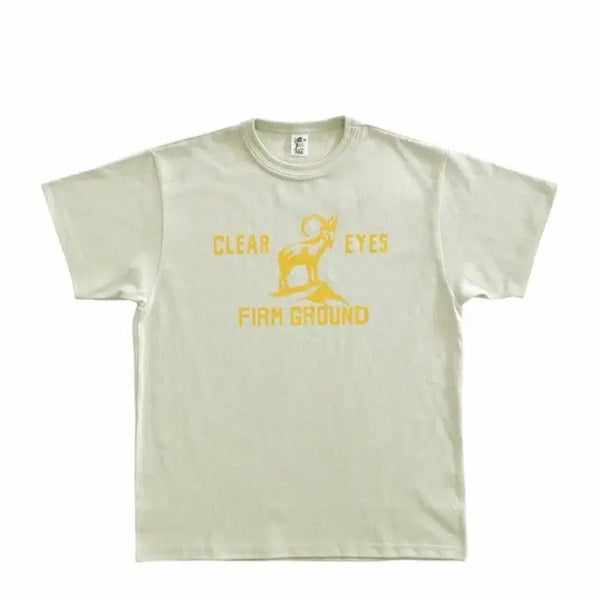 [BUNJANG] Collect Pieces CEFG T-Shirt (Light Olive) / 컬렉트피시스 반팔 CEFG T-SHIRTS (LIGHT OLIVE)