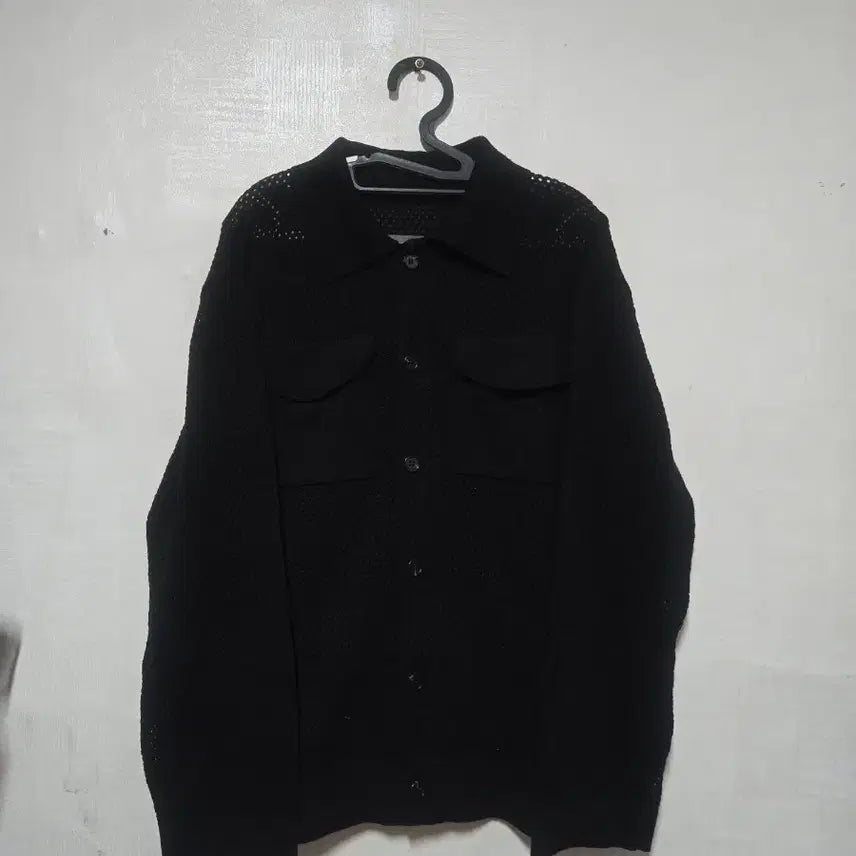 [BUNJANG] LAPOIR STORE Punching Mesh Knit Cardigan L / 라퍼지스토어 펀칭 메쉬 니트 가디건 L