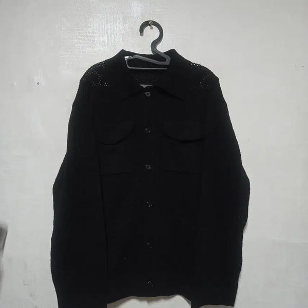 [BUNJANG] LAPOIR STORE Punching Mesh Knit Cardigan L / 라퍼지스토어 펀칭 메쉬 니트 가디건 L