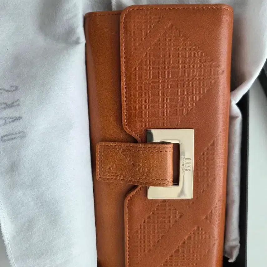 [BUNJANG] Daks Leather Long Wallet Brown / 닥스 가죽 지갑 브라운