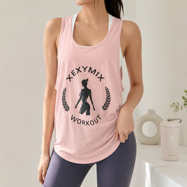 [BUNJANG] Xexymix Loose Fit Long Sleeveless T-Shirt / [F]젝시믹스 루즈핏 롱 민소매티