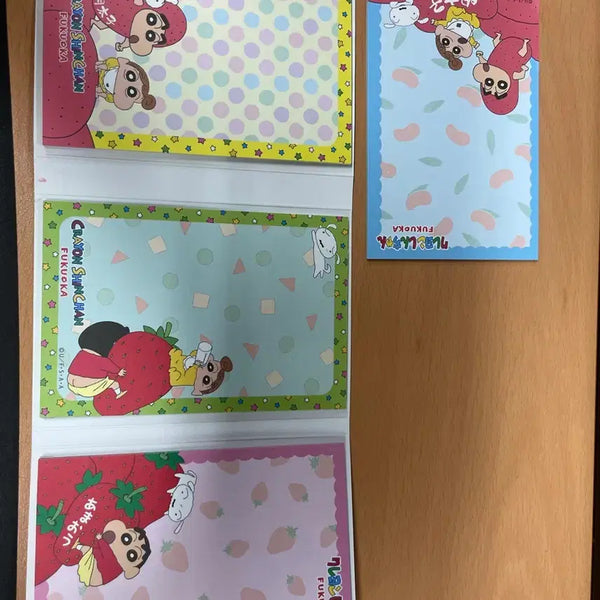 [BUNJANG] Crayon Shin-chan Fukuoka Limited Edition Memo Pad / 짱구는 못말려 크레용신짱 후쿠오카 한정 메모지