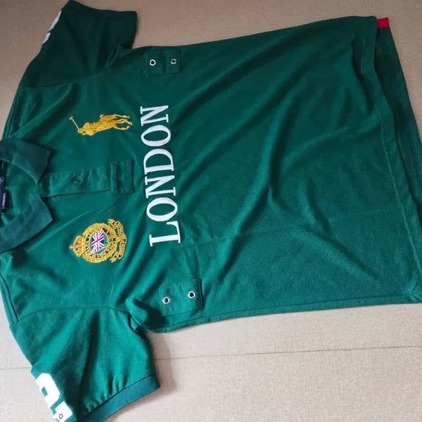 [BUNJANG] Polo Ralph Lauren London Polo Shirt Green L / 폴로 랄프로렌 런던 카라티 그린