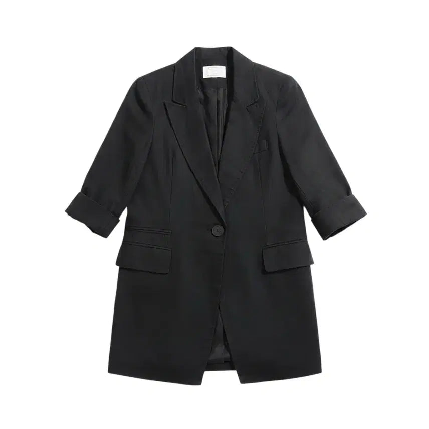 [BUNJANG] Orange House Women's 7/8 Sleeve One-Button Jacket / 여성F/ 오렌지하우스 7부소매 원버튼자켓