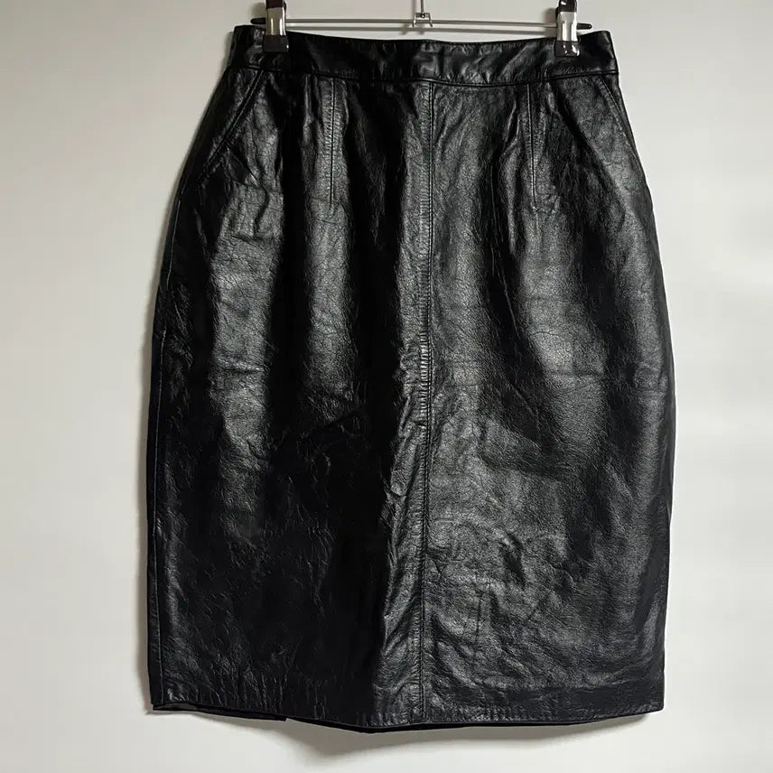 [BUNJANG] Cammbannella Real Leather Skirt / 깜바넬라 리얼 레더 소가죽 치마 스커트 27