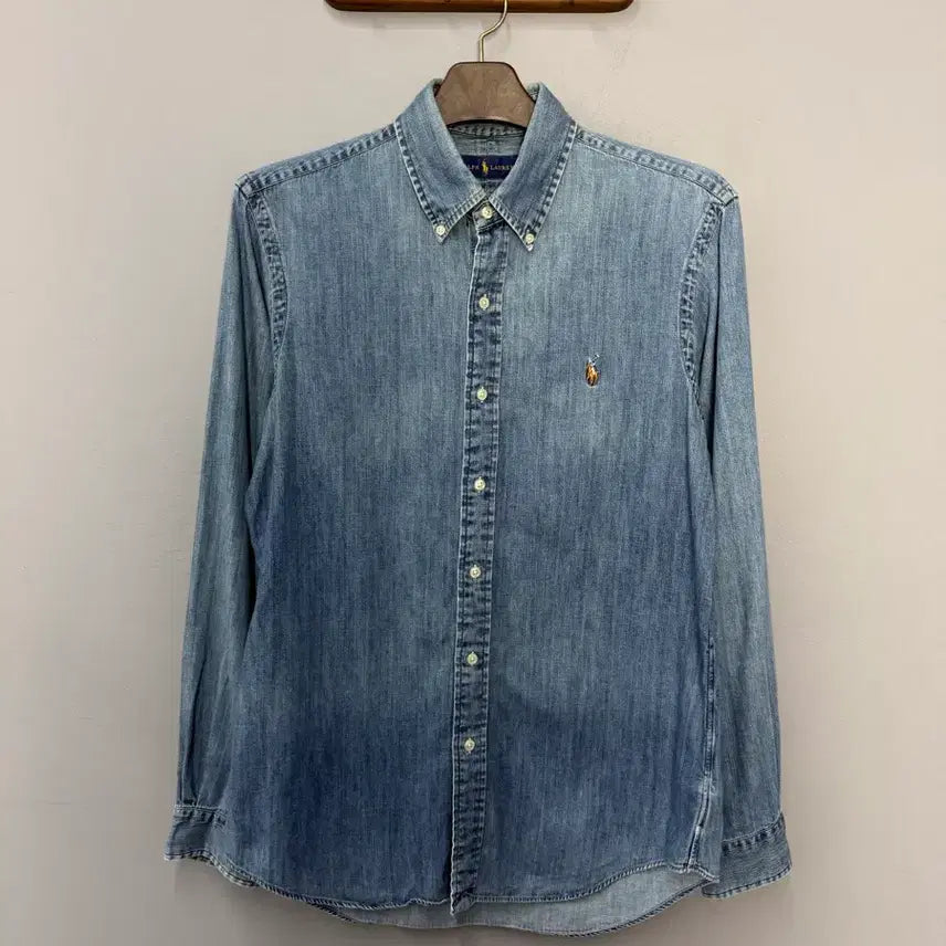 [BUNJANG] Polo Ralph Lauren Pony Logo Denim Shirt / 폴로 랄프로렌 포니로고 데님 셔츠 H3246