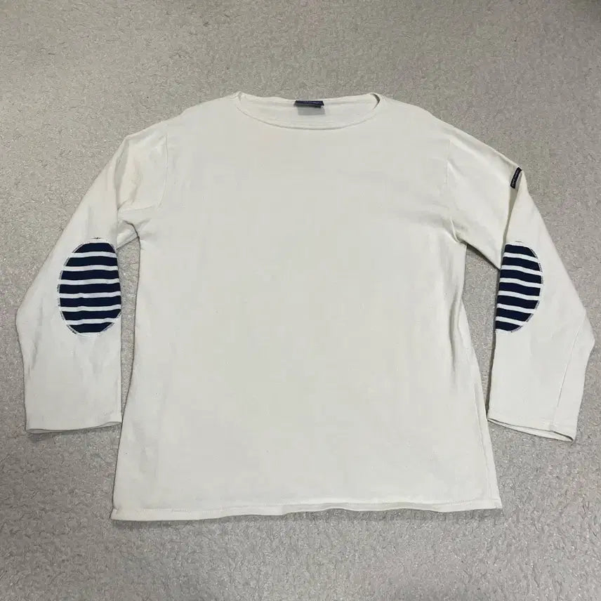 [BUNJANG] Saint James Elbow Patch Long Sleeve / 세인트제임스 엘보우 패치 긴팔