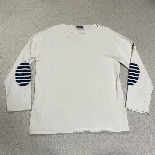 [BUNJANG] Saint James Elbow Patch Long Sleeve / 세인트제임스 엘보우 패치 긴팔