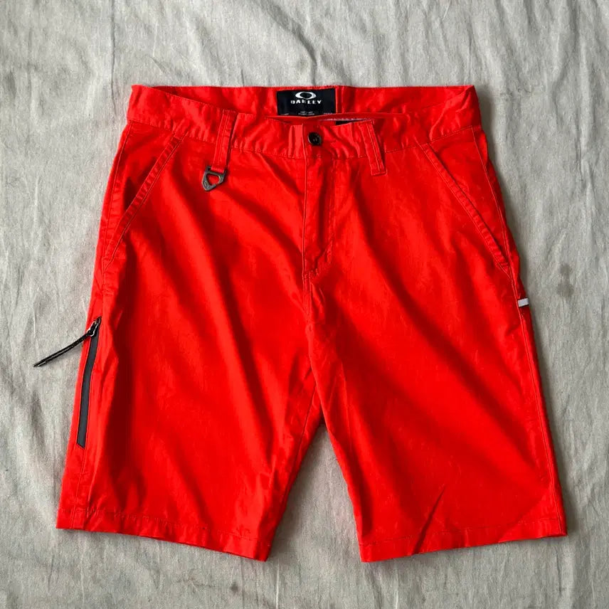 [BUNJANG] Oakley Orange Cotton Shorts Size 34 / 오클리 오렌지 코튼 반바지 34