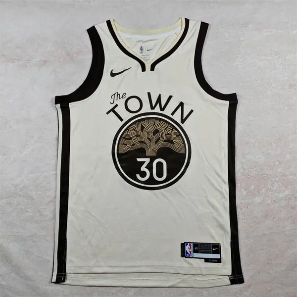 [BUNJANG] Golden State Warriors 30 Stephen Curry Beige City Edition Basketball Jersey 2026 Model / NBA 농구복 2026 모델 워리어스 30호 쿨리 베이지 시티 버전