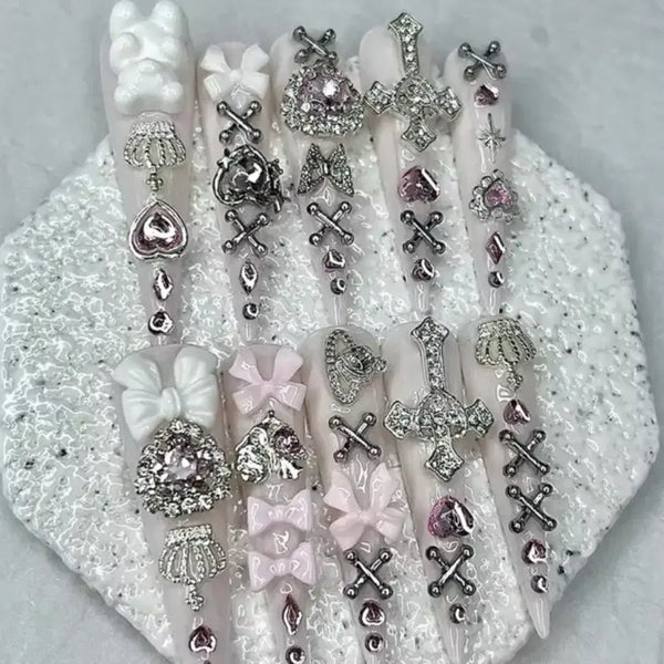 [BUNJANG] Handmade Nail Tips (XS Size) / 수제 네일팁
